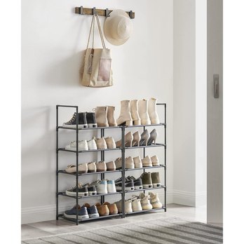 Regál na topánky PIER 3 sivá, šírka 45 cm 6
