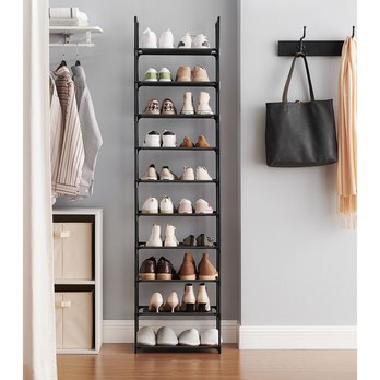 Regál na topánky PIER 3 čierna, šírka 45 cm 1