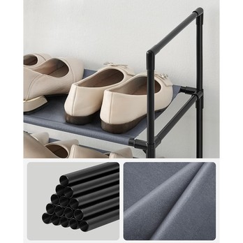 Regál na topánky PIER 3 sivá, šírka 33 cm 5