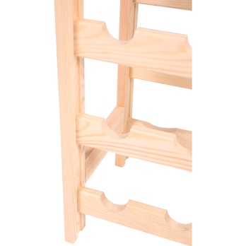Regál na víno PINJA borovica, šírka 43 cm 5