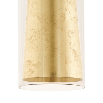 Závesné svietidlo PINTO GOLD čierna/zlatá 2