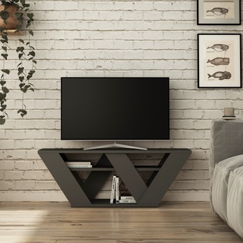 TV stolík PIPRALLA antracitová 1