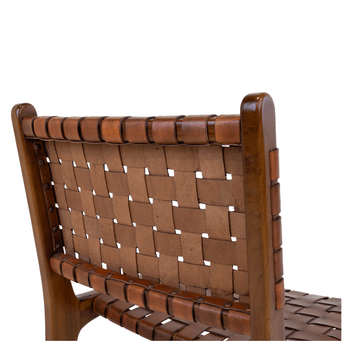 Jedálenská stolička PIREGAO hnedá 5