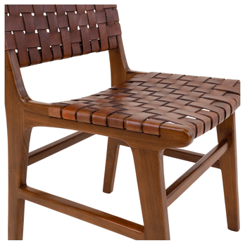 Jedálenská stolička PIREGAO hnedá 6