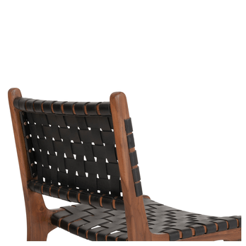 Jedálenská stolička PIREGAO čierna 4