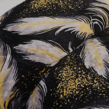 Posteľná bielizeň PÍRKA žltá/čierna, 70x90 a 140x200 cm 2