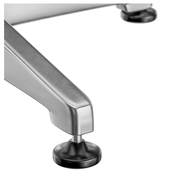 Barový stôl PLATE 2 strieborná 5