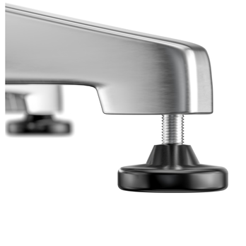 Barový stôl PLATE 2 strieborná 7