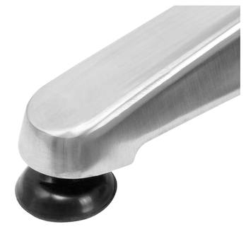 Barový stôl PLATE 2 strieborná 8