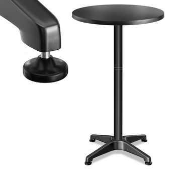 Barový stôl PLATE 3 čierna 4