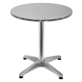 Barový stôl PLATE strieborná 2