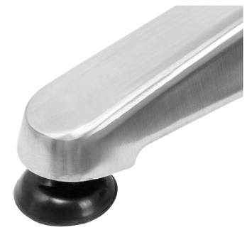 Barový stôl PLATE strieborná 8