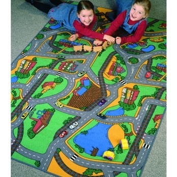 Detský koberec PLAYTIME viacfarebná, 100x165 cm 1