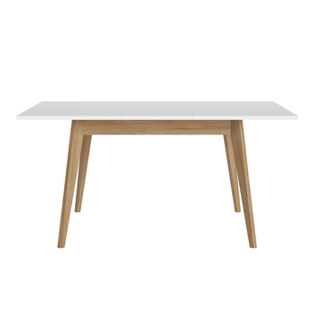 Jedálenský stôl PLISSEE PLIT02 alpská biela/dub grandson 4