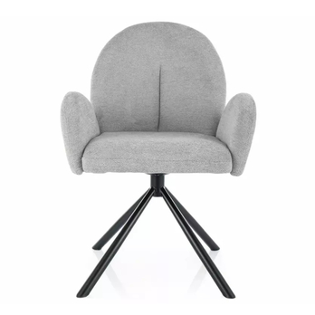 Jedálenská stolička PLONIT svetlosivá 2