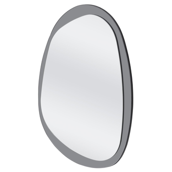 Zrkadlo PLOZO strieborná/modrá 3