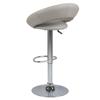 Barová stolička PLUMP 56 svetlosivá/chróm 4