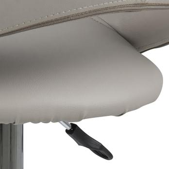 Barová stolička PLUMP 56 svetlosivá/chróm 7