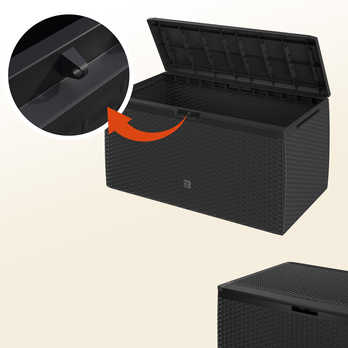 Záhradný box PLUS 2 antracitová 5