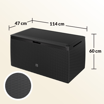 Záhradný box PLUS 2 antracitová 18