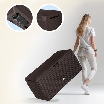 Záhradný box PLUS 2 hnedá 2