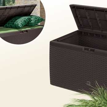 Záhradný box PLUS 2 hnedá 4