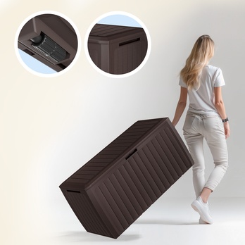 Záhradný box PLUS hnedá 2