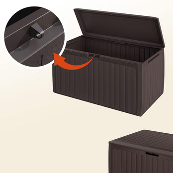 Záhradný box PLUS hnedá 5