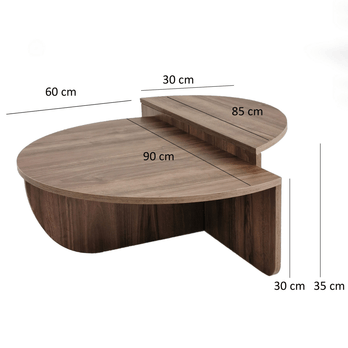Konferenčný stolík PODIUM orech 2