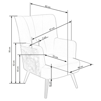 Kreslo POGUNA čierna 11