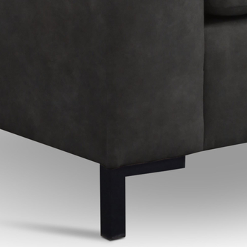 Kreslo POINT 1 sivá/čierna 2