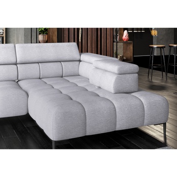 Sedacia súprava POLA L pravá, sivá 2