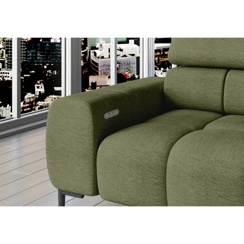 Sedacia súprava POLA L pravá, olivová 1