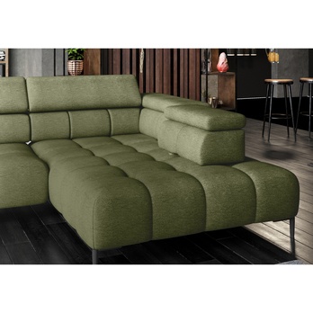 Sedacia súprava POLA L pravá, olivová 2