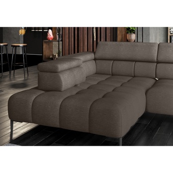 Sedacia súprava POLA L ľavá, hnedá 1