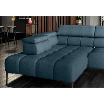 Sedacia súprava POLA L ľavá, tmavomodrá 2