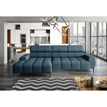 Sedacia súprava POLA S ľavá, tmavomodrá 1