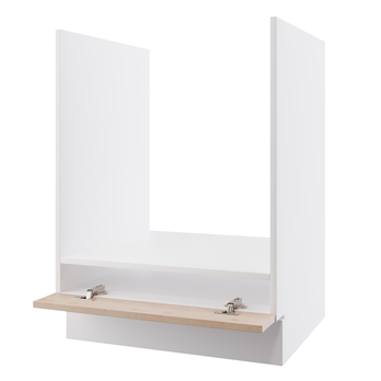 Skriňa pre vstavanú rúru POLAR II biela/buk edel 2