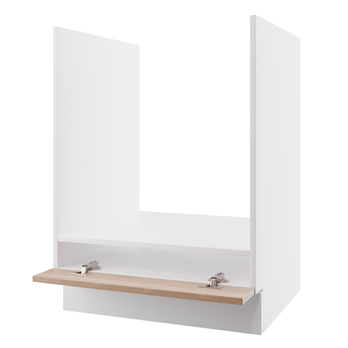 Skriňa pre vstavanú rúru POLAR II biela/dub sonoma 2