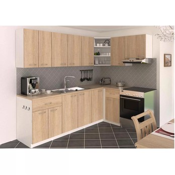 Spodná drezová skrinka POLAR II dub sonoma/biela, šírka 60 cm 1
