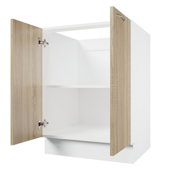 Spodná drezová skrinka POLAR II dub sonoma/biela, šírka 60 cm 2