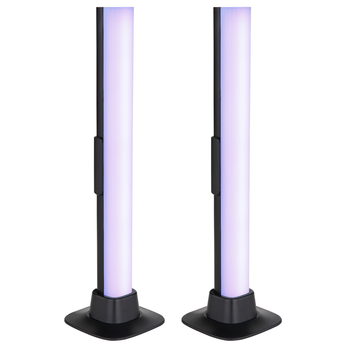 Sada 2ks LED RGB lámp POLLIVER čierna 4