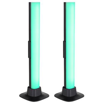 Sada 2ks LED RGB lámp POLLIVER čierna 6