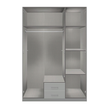 Šatníková skriňa POLO dub/alpská biela 2