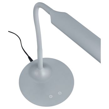 Stolná LED lampa POLO sivá 2