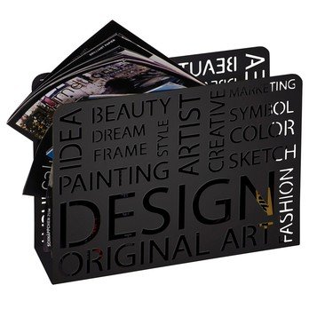 Stojan na noviny POLOS čierna 1