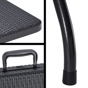 Záhradný stôl POLY čierna 6