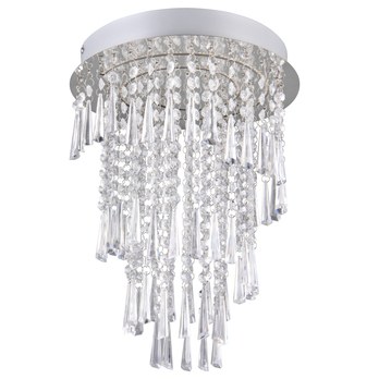 Stropné LED svietidlo POMP chróm 1