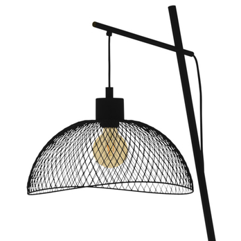 Stojacia lampa POMPEYA čierny kov 1