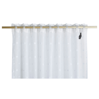 Záves POMPON biela, 135x245 cm 2